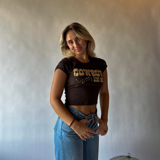 Cowboy Like Me Crop