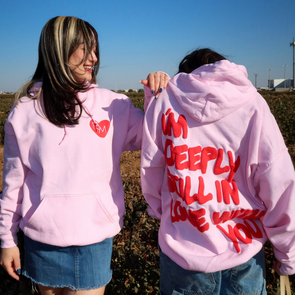 Lasting Love Long Sleeve Drawstring Hoodie