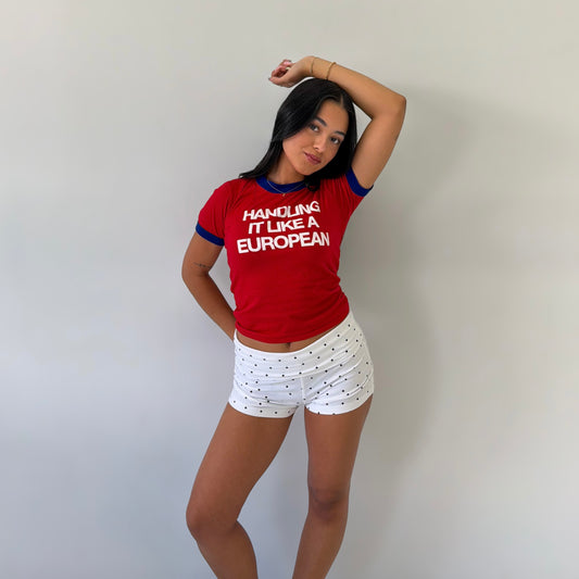 Like A European Ringer Tee