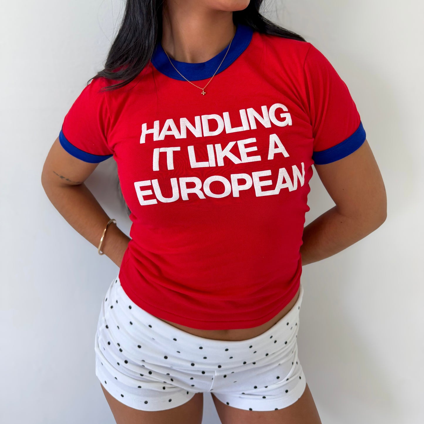 Like A European Ringer Tee