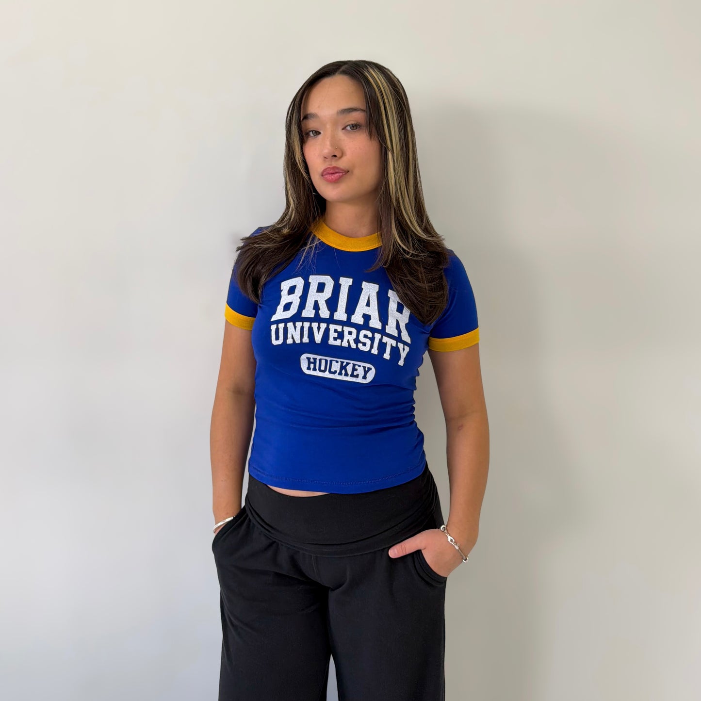 BRIAR Hockey Ringer Tee