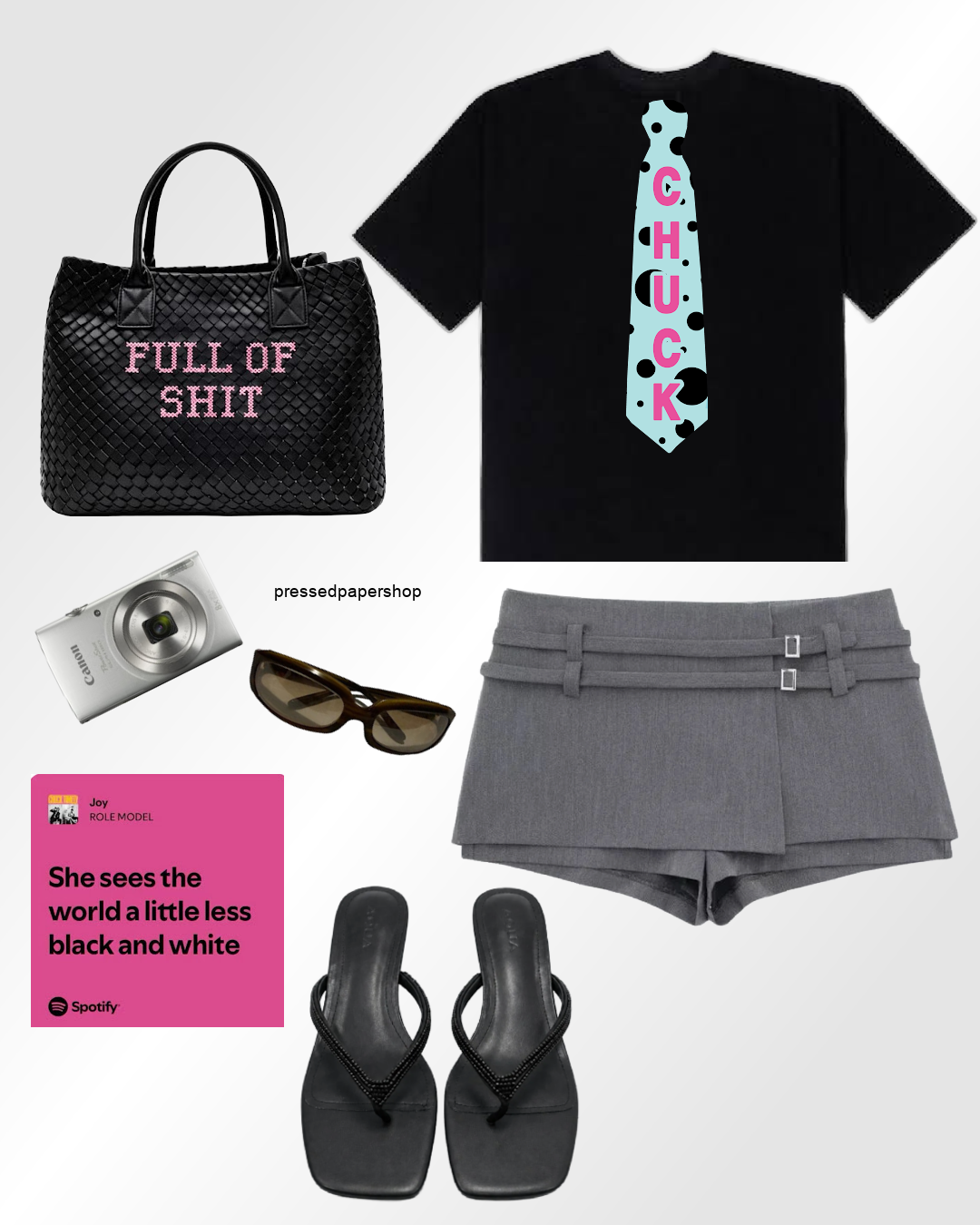 CHUCK Faux Tie Tee